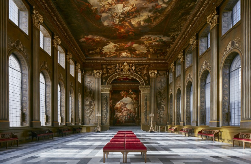 Painted Hall at the Old Royal Naval College, Greewich.