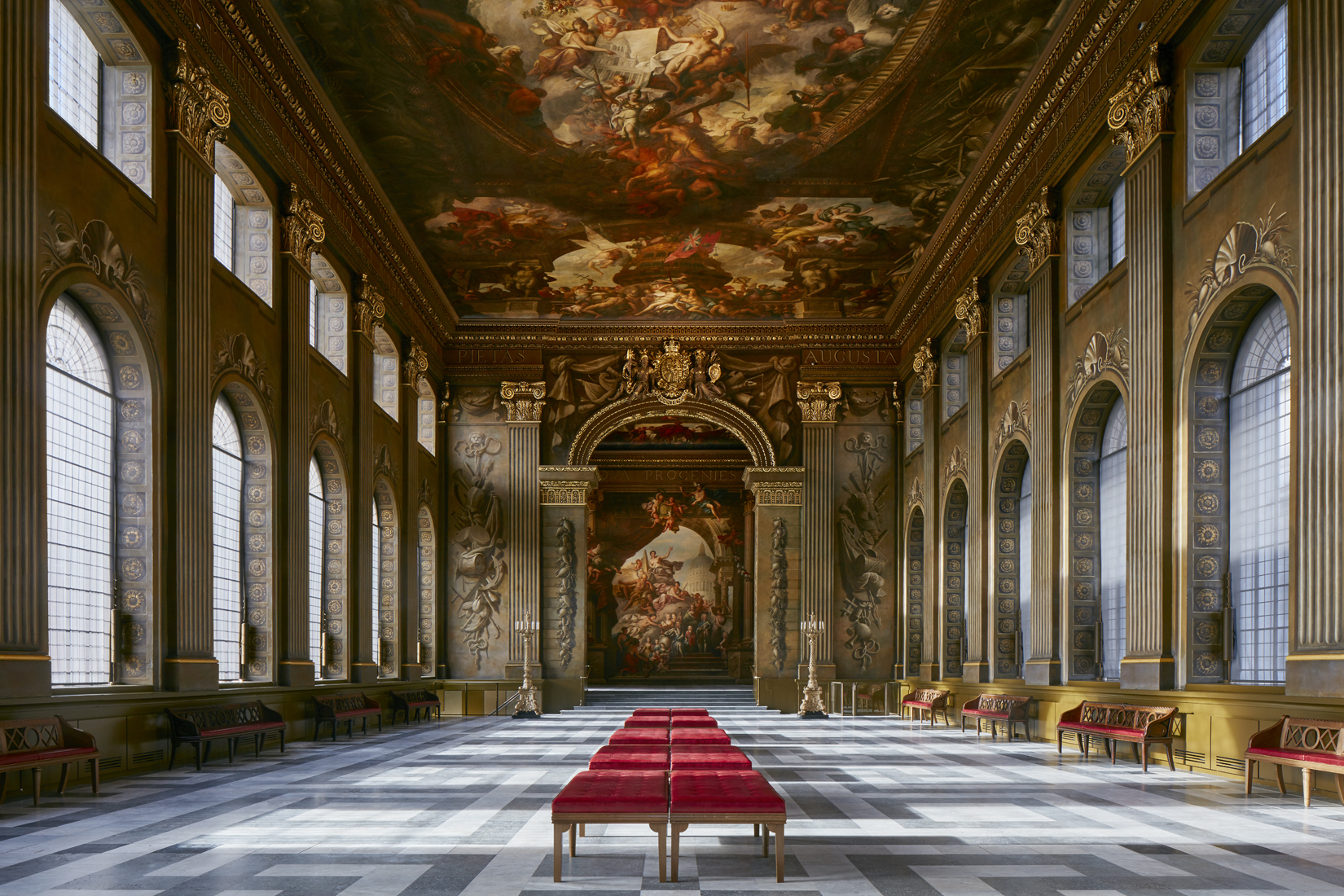 Painted Hall at the Old Royal Naval College, Greewich.